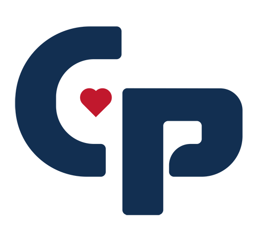 Красочная упаковка логотип CP