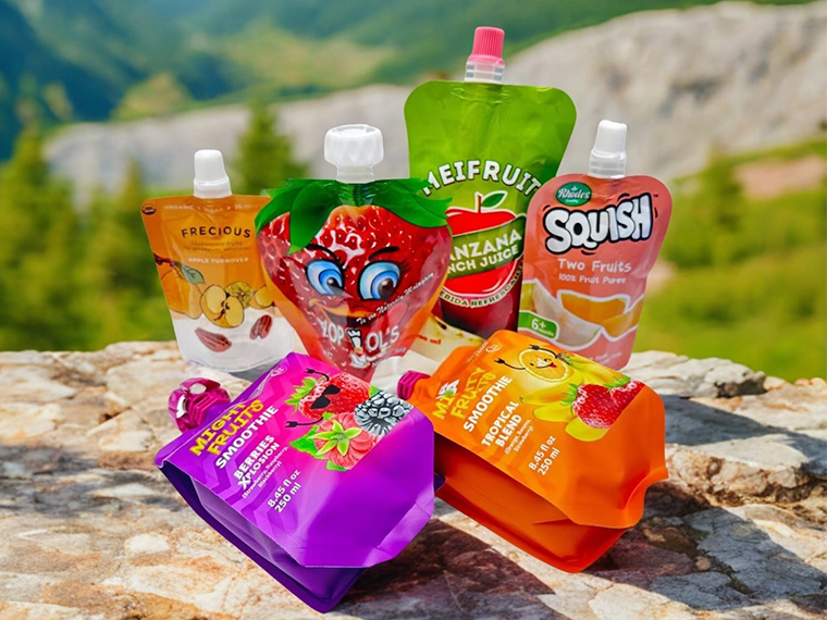 Красочные снопки для напитков и упаковки сока